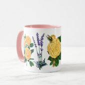 Bloemengele rozen zoete lavendel bloemenrozen Natu Mok (Voorkant links)