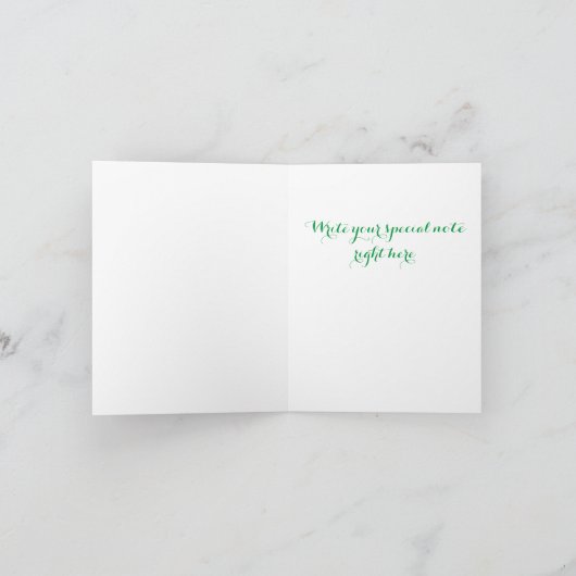 Bloemengelukkige verjaardagskaart (Binnen)