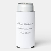 Bloemengeschenk voor bruidsmeisje aanzoek oud mode seltzer blikjeskoeler (Seltzer Achterkant)