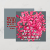 BLOEMENGESCHENK VOOR DOCHTERS DAY (Voorkant / Achterkant)