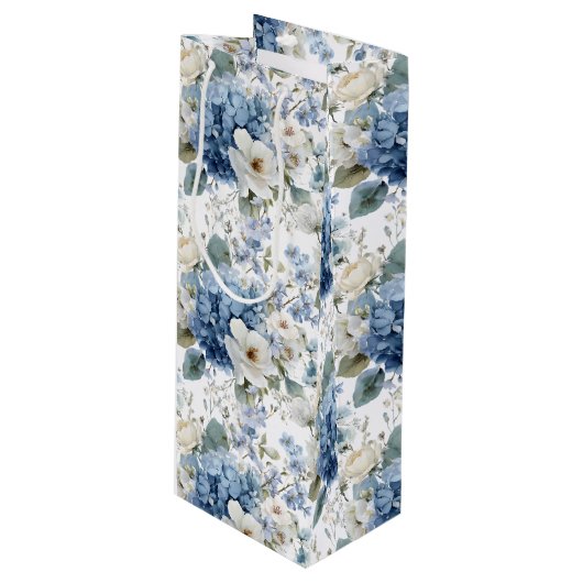 Bloemengeschenktas Wijn Cadeautas (Voorkant Gekanteld)