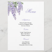Bloemengetalkaart Menu (Voorkant)