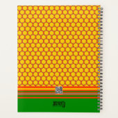 bloemengezegende vrolijke inspiratie planner (Achterkant)