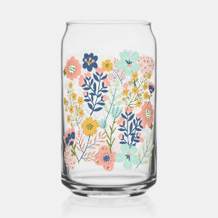 Bloemenglas Pastel Can Jar Blikvorm Glas