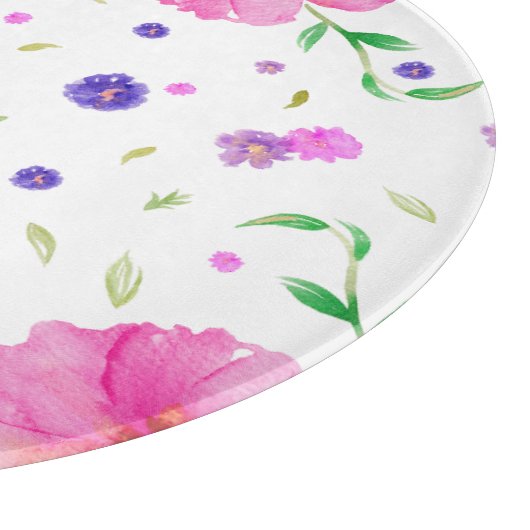 Bloemenglas snijplank – Natuur cadeau voor haar (Hoek)