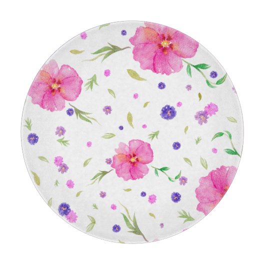 Bloemenglas snijplank – Natuur cadeau voor haar (Voorkant)