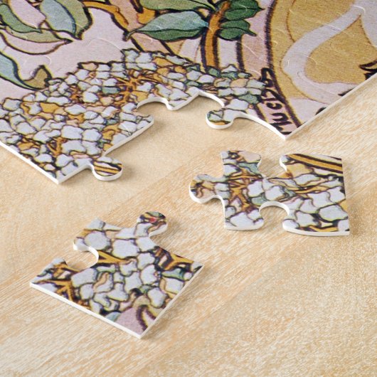  bloemengodin legpuzzel (Zijkant)