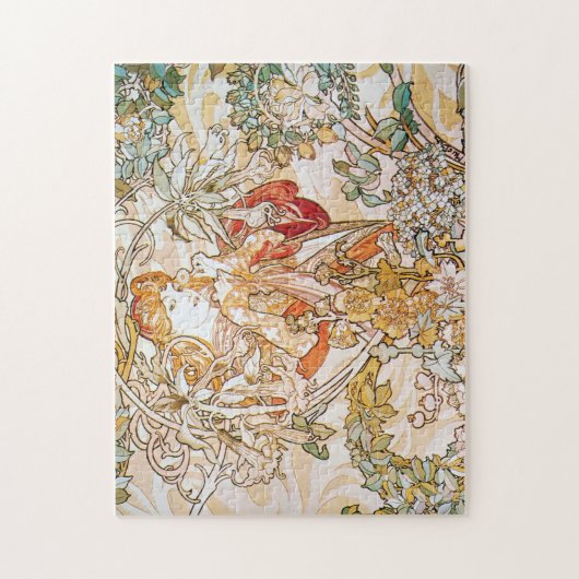  bloemengodin legpuzzel (Verticaal)