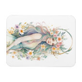 Bloemengodin Ostara Lente-equinox Sabbat Magneet (Horizontaal)