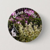 Bloemengoedheid Bloementuin Schattig Ronde Button 5,7 Cm (Voorkant)