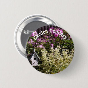 Bloemengoedheid Bloementuin Schattig Ronde Button 5,7 Cm