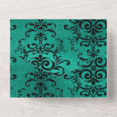 Bloemengotiek Alles in één uitnodiging (Achterkant)