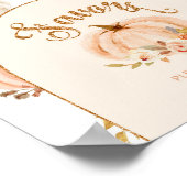 Bloemengoud folie pastel kleine pompoen Favors Poster (Hoek)