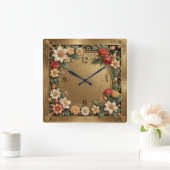 Bloemengoud Vierkante Klok (Huis)