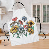 Bloemengoud Vintage Schort