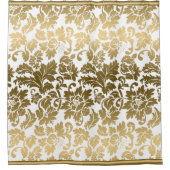 Bloemengradiënt Damask Douchegordijn (Voorkant)