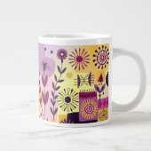 Bloemengraffiti Grote Koffiekop (Rechts)