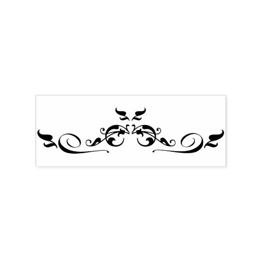 Bloemengrens art stempel (Afrduk)