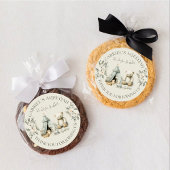 Bloemengrens en Teddy Aqeeqah Favor Sticker