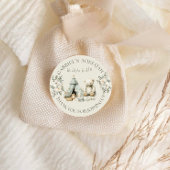 Bloemengrens en Teddy Aqeeqah Favor Sticker