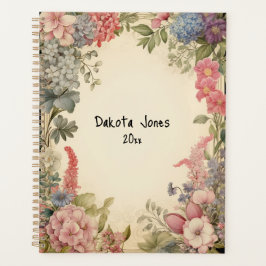  Bloemengrens met Hydrangea Flowers Planner