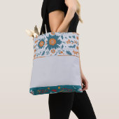 Bloemengrens  tote bag (Dichtbij)