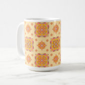 Bloemengrid Koffiemok (Voorkant links)
