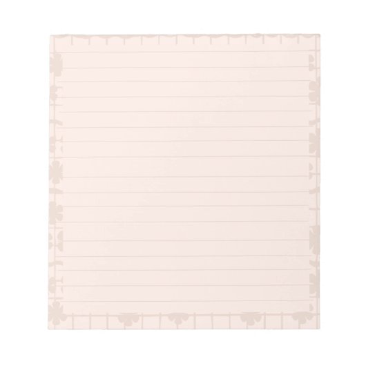 Bloemengrid Notitieblok (Voorkant)