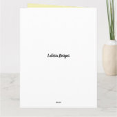 Bloemengroen Afro-Amerikaanse Moederdag Kaart (Achterkant)