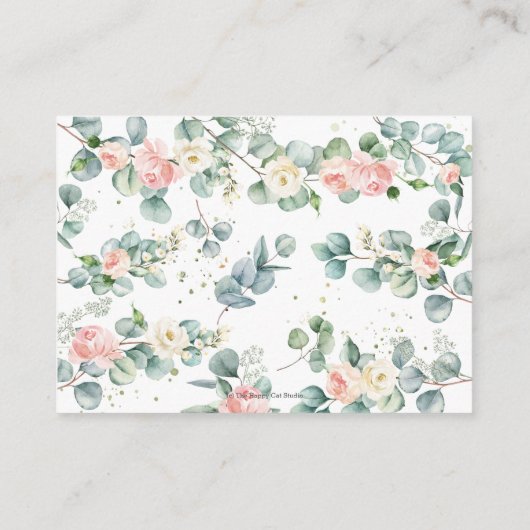 Bloemengroen Baby Olifant Breng een boek in plaats Informatiekaartje (Achterkant)