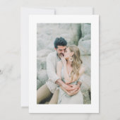 Bloemengroen de avond voor repetitie diner kaart (Achterkant)