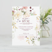 Bloemengroen de avond voor repetitie diner kaart (Staand voorkant)