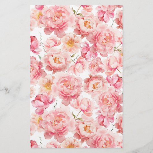 Bloemengroen Hij zei dat ze roze douche spel zei (Achterkant)