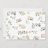 Bloemengroen Koala Twins Boy Girl Baby shower Kaart (Achterkant)