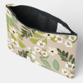Bloemengroen patronen modern etui (Open)