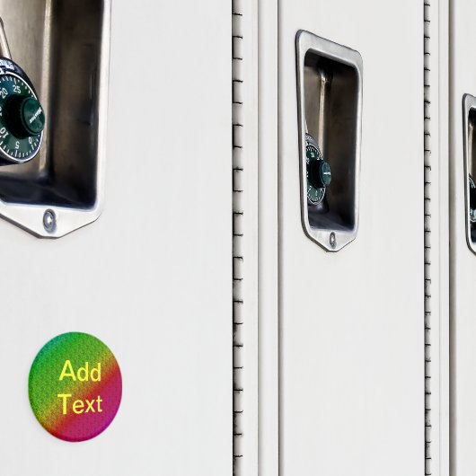 Bloemengroen Rode Regenbooggradiënt Diagonale Blen Magneet (Insitu (Kluis))