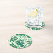  bloemengroen toile jouy Vrijgezellenfeest, Kartonnen Onderzetters (Insitu)