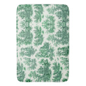  bloemengroene toile jouy badmat (Voorkant Verticaal)