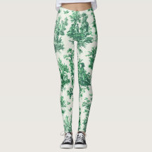  bloemengroene toile jouy