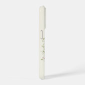Bloemengroenste Monogram S iPhone Hoesje | Roze Ro 15 Pro Case (Rechterkant)