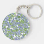 Bloemengroet Monogram Sleutelhanger (Achterkant)