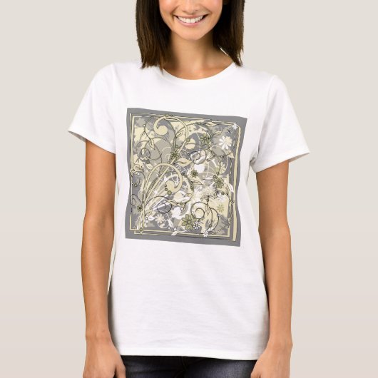 bloemengrunge t-shirt (Voorkant)
