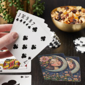 Bloemenguirlande & Halve Maan Pokerkaarten (Insitu)