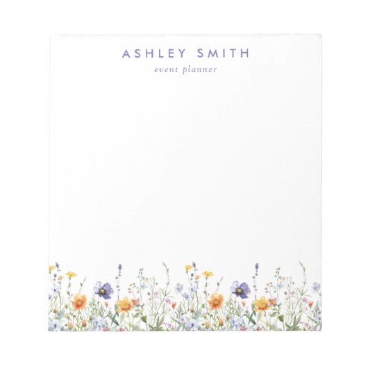 bloemenhandel notitieblok (Voorkant)