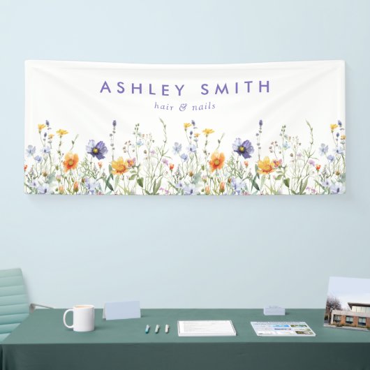 bloemenhandel spandoek (Beurs)