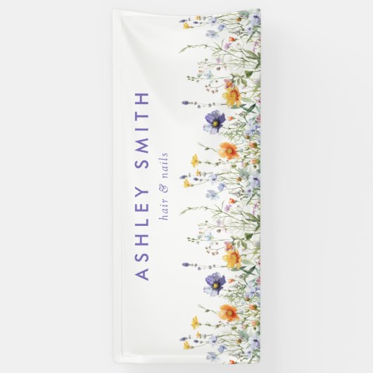 bloemenhandel spandoek (Verticaal)