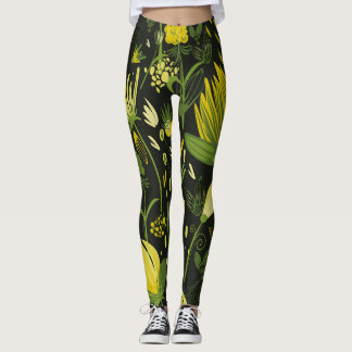 Bloemenharmonie in mooi boeket. leggings