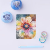 Bloemenharmonie in pastelkleuren flyer (Enkel)