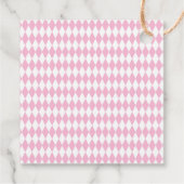 Bloemenhart Waterverf Art Pink Love Sweet Bedankjes Labels (Achterkant)