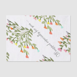  bloemenhartweefsel papier